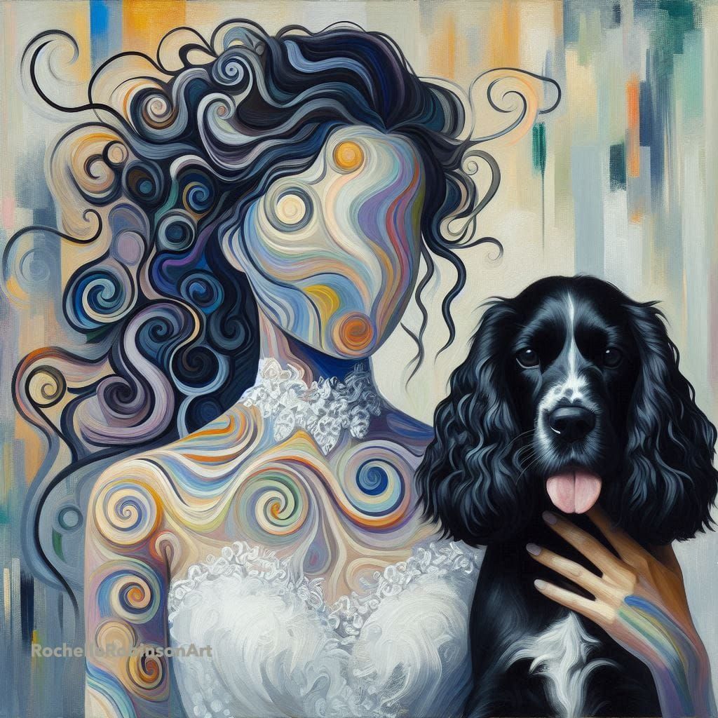 Woman and Dog III