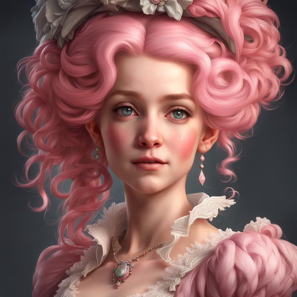 Little Marie Antoinette - Ai Generated Artwork - Nightcafe Creator