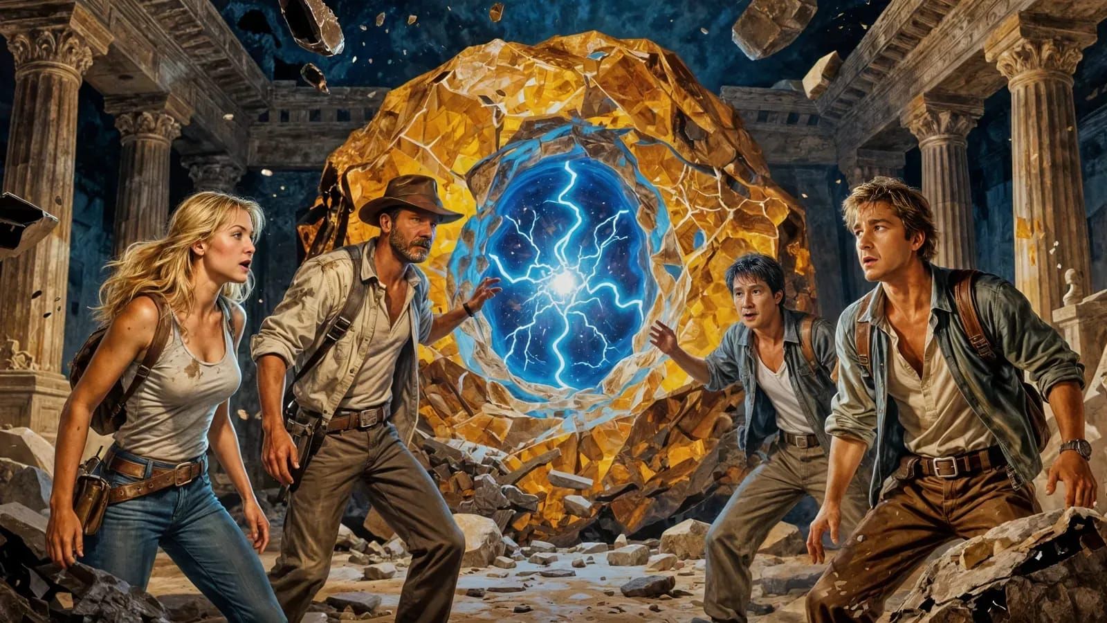 This Whole Place Is About To Collapse! We Need To Get Out Of Here!!