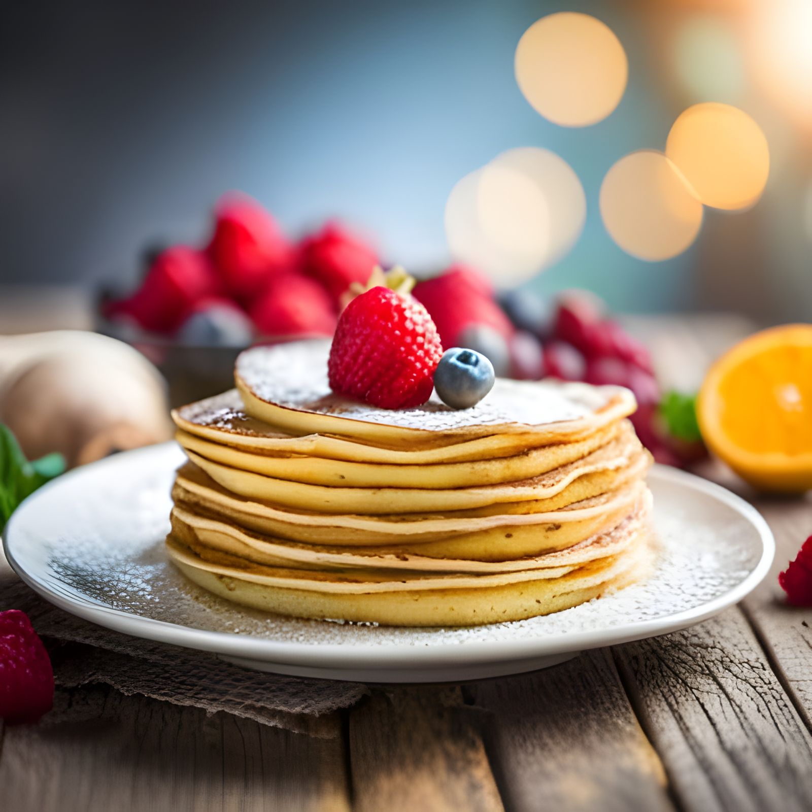 Crepe Pancakes AI Generated Artwork NightCafe Creator