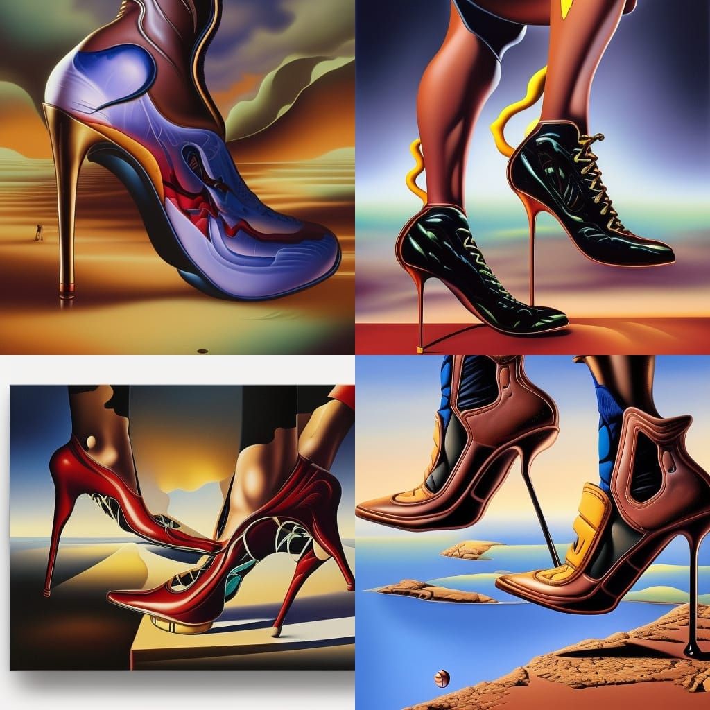 High Heel Basketball Shoes AI Generated Artwork NightCafe Creator