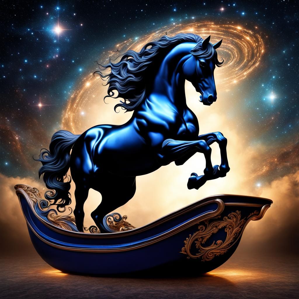 Horse boat