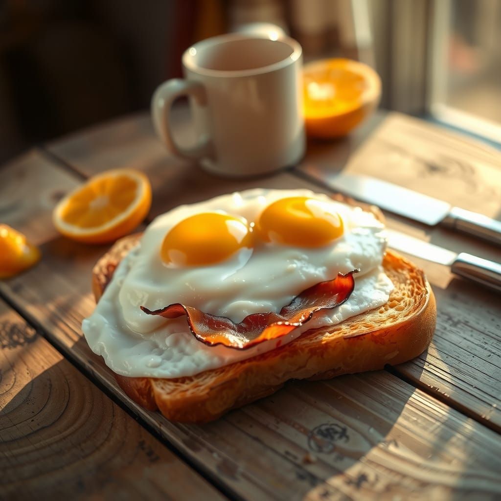 Breakfast Realizes Something  by @RLD