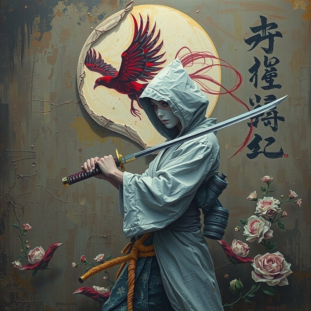 Red Phoenix Ninja  by @Weird Jimbo