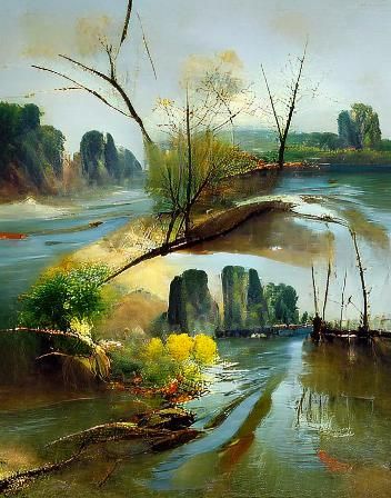 Landscape, river