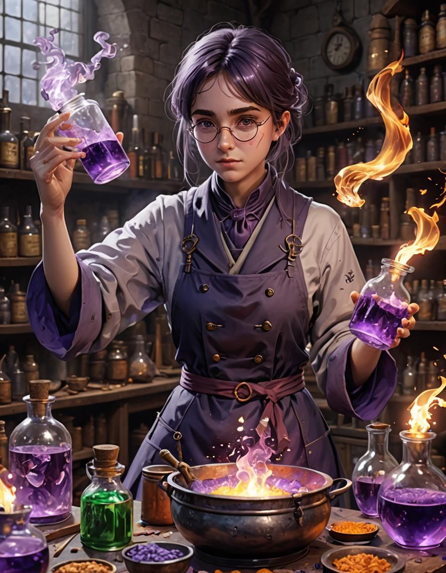 Alchemist Hermine  by @Christine
