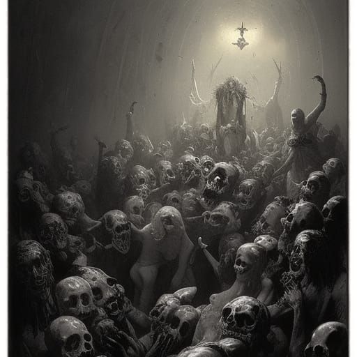 Naughty Skulls - AI Generated Artwork - NightCafe Creator