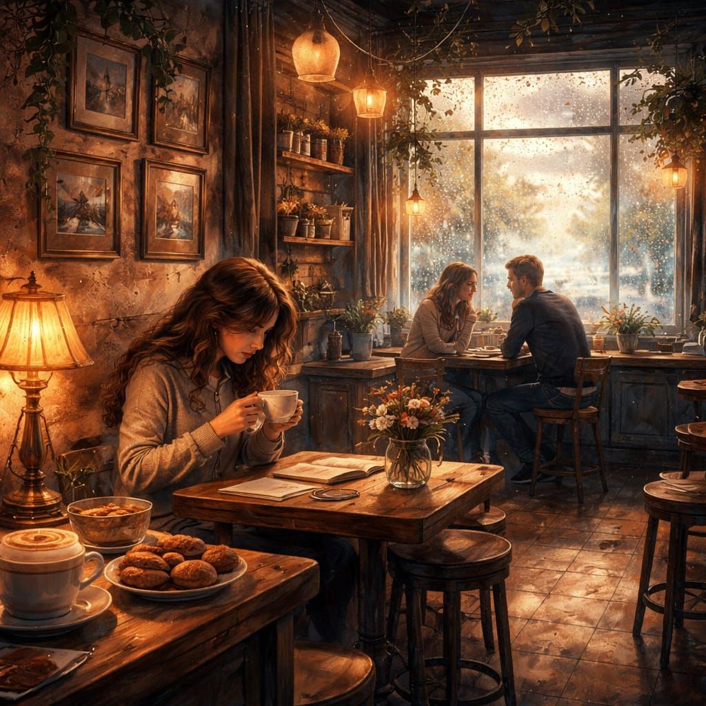A Quiet Café  by @JJ