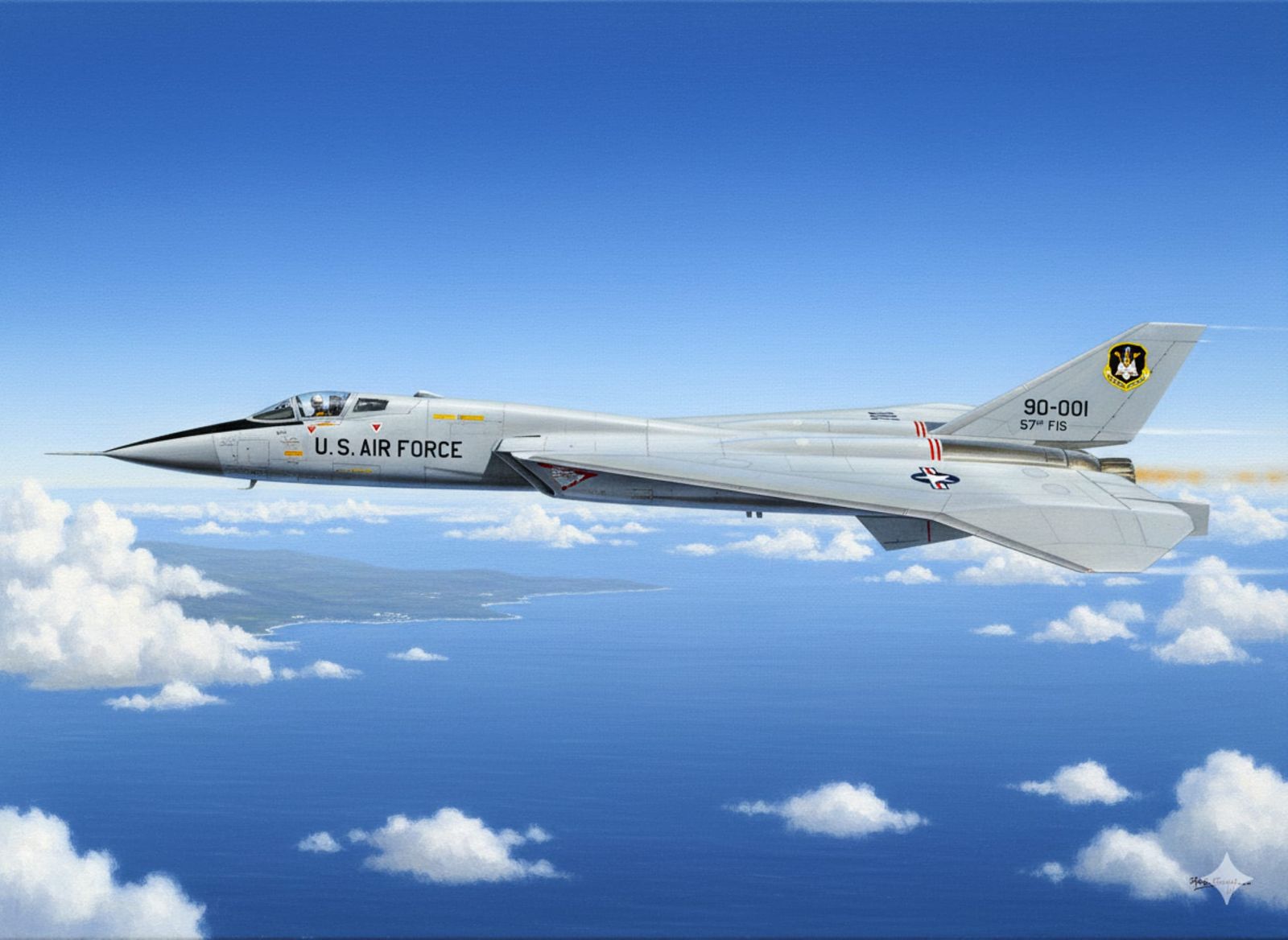 North American F-108A Rapier, USAF 57th Fighter Interceptor ...