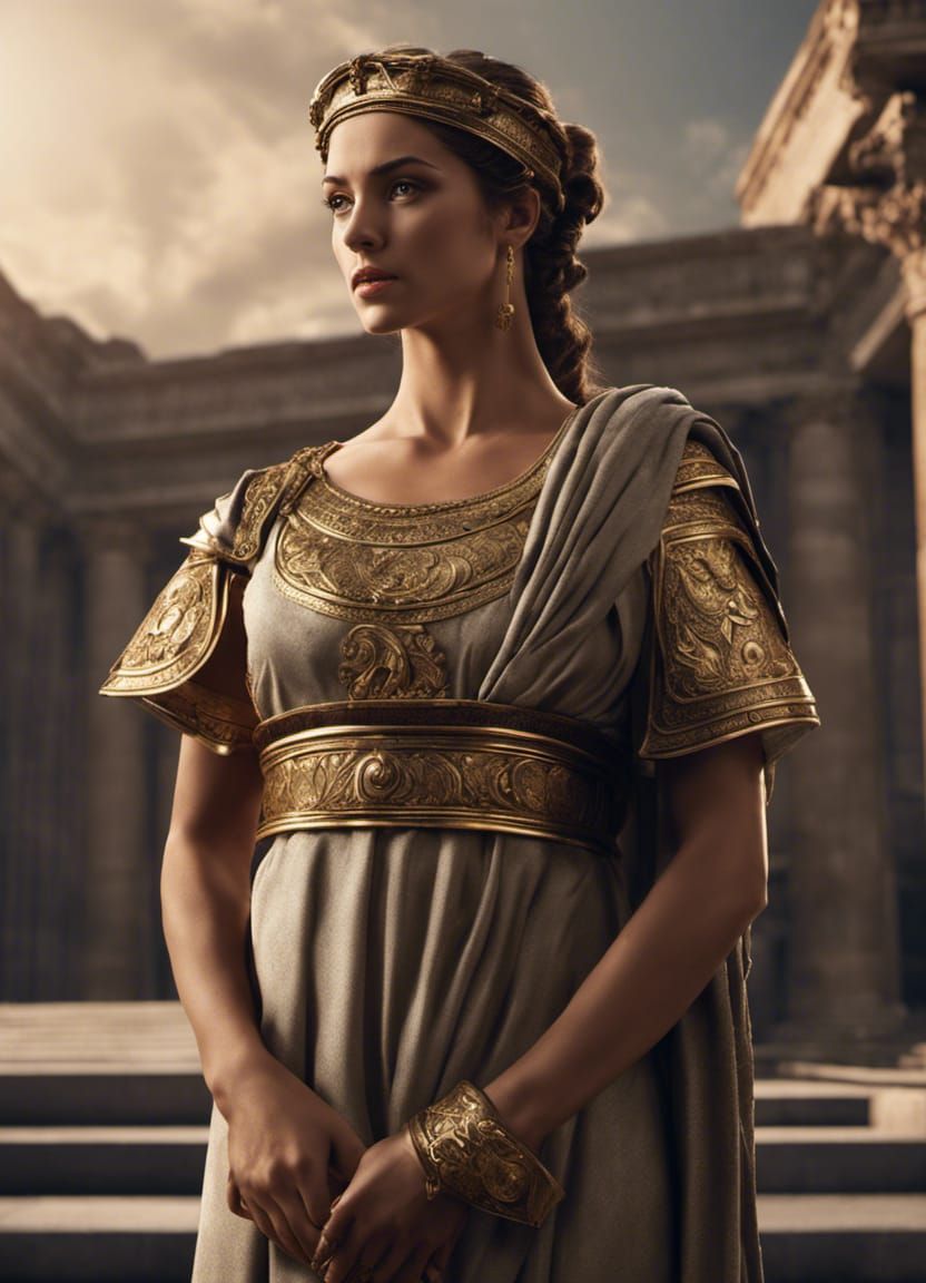 Ancient Roman female citizen 008
