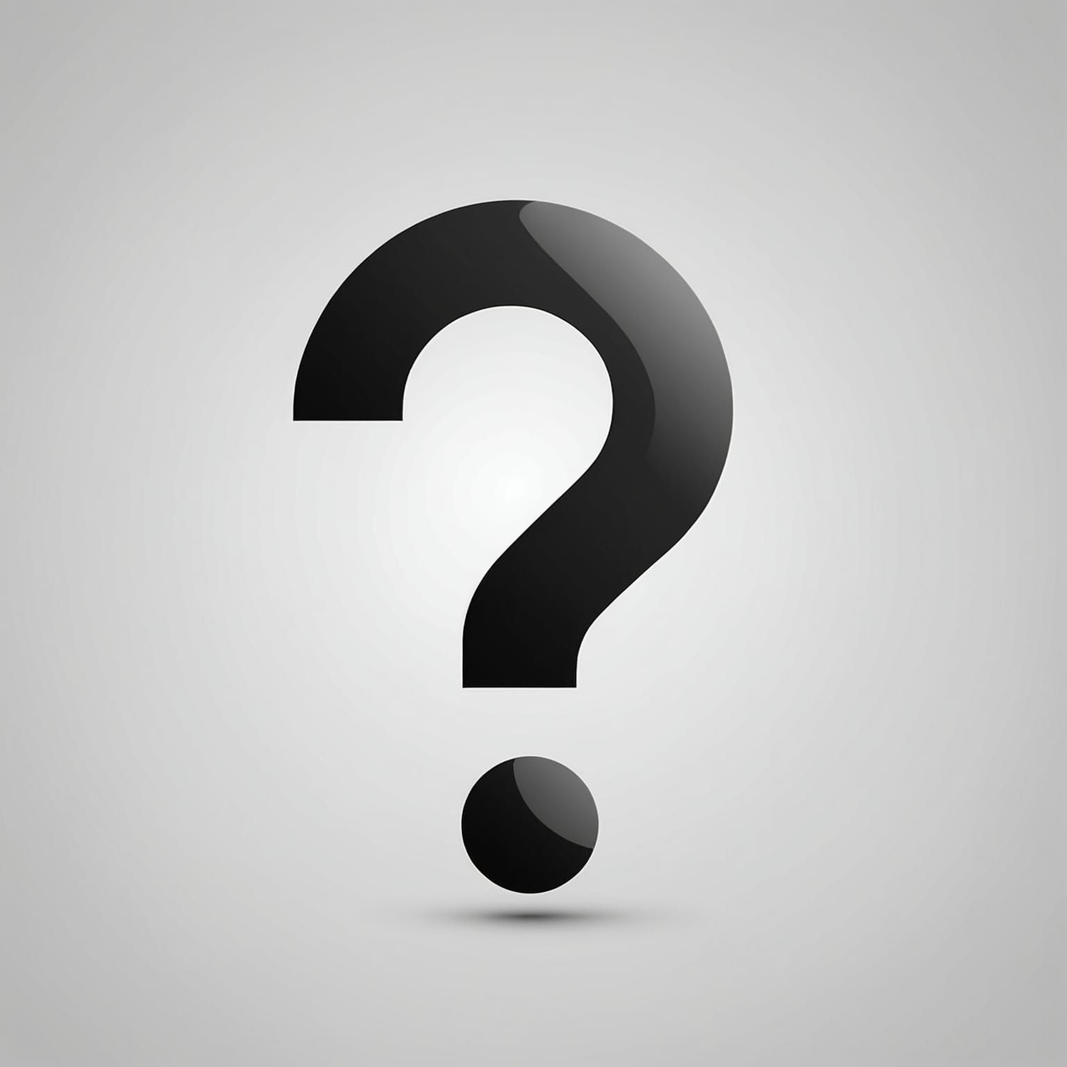 Minimalist Question Mark Logo Design