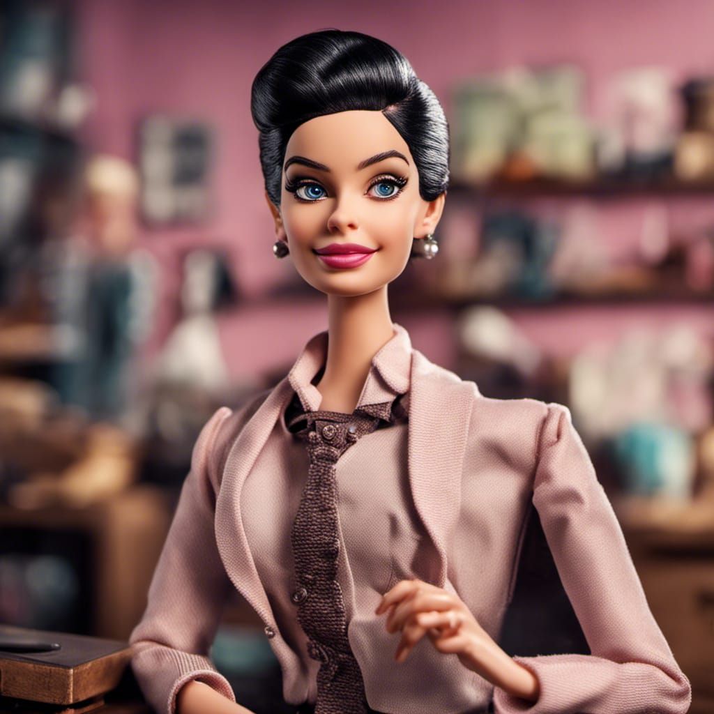 Barbie whose face resembles Mr. Bean. No matter how I say it...