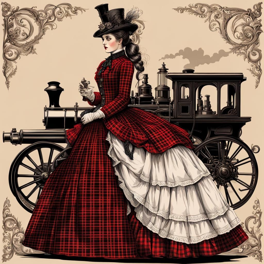 Gothic Victorian Woman  by @Madam Bone Collector