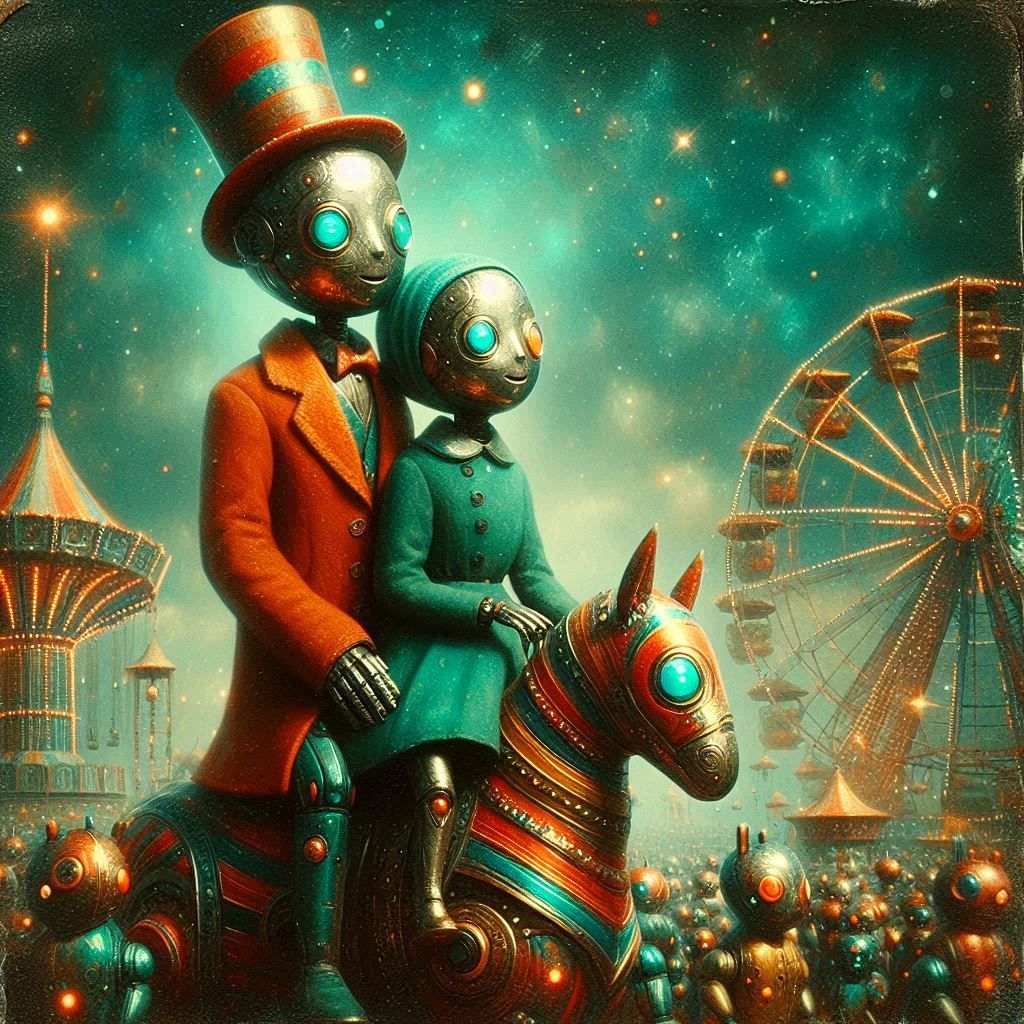 The amusement park you dream of on misty moonlit nights