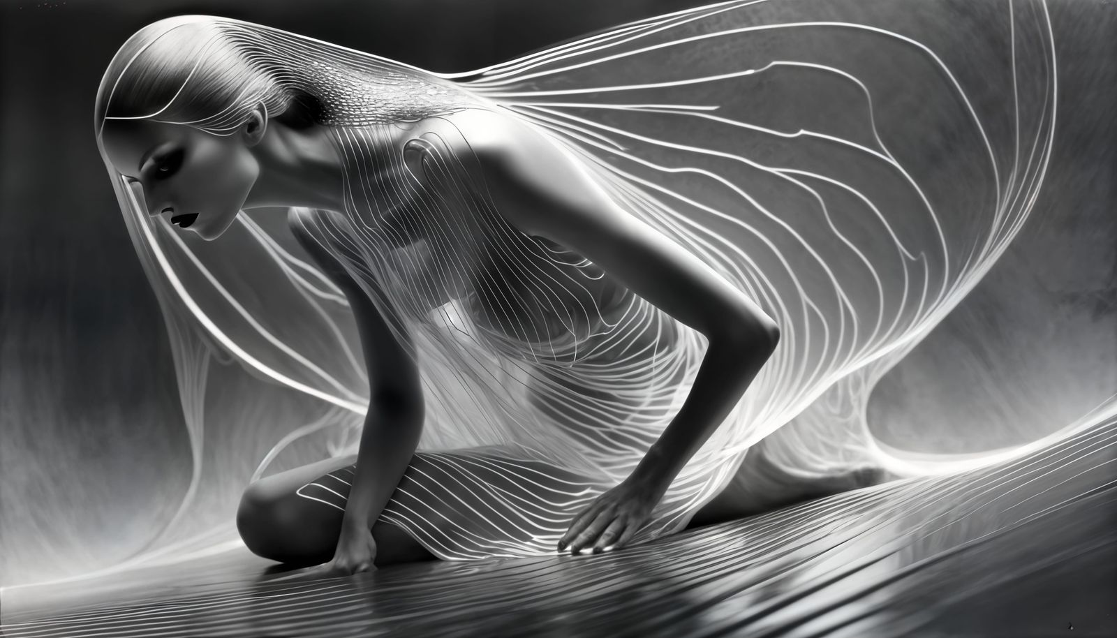 metropolis silver butterfly surfer