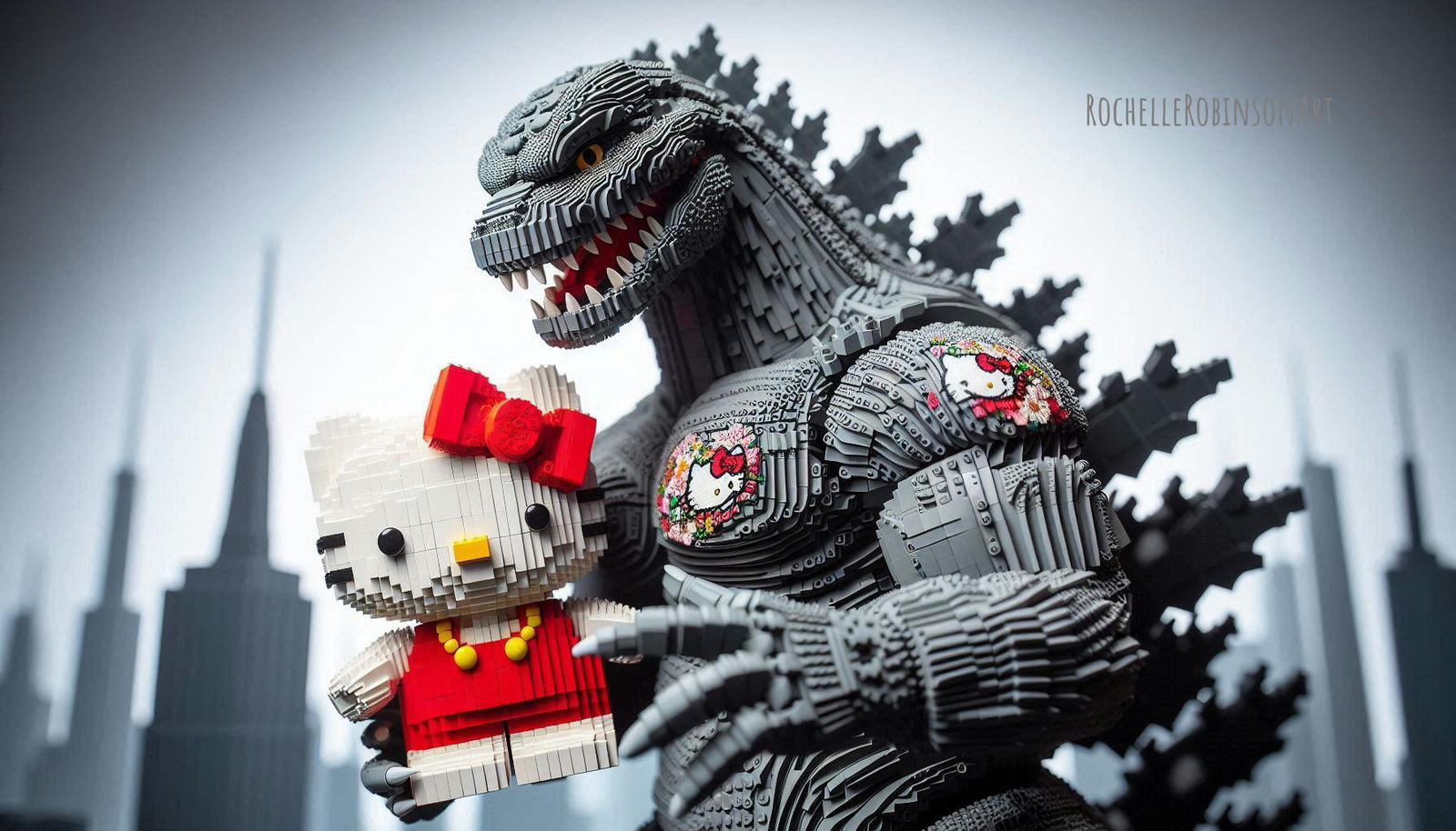 Godzilla and HK