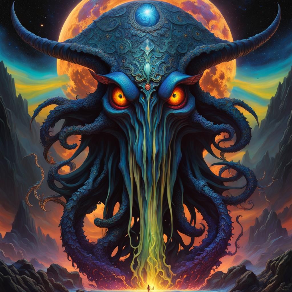 Cthulhu - AI Generated Artwork - NightCafe Creator