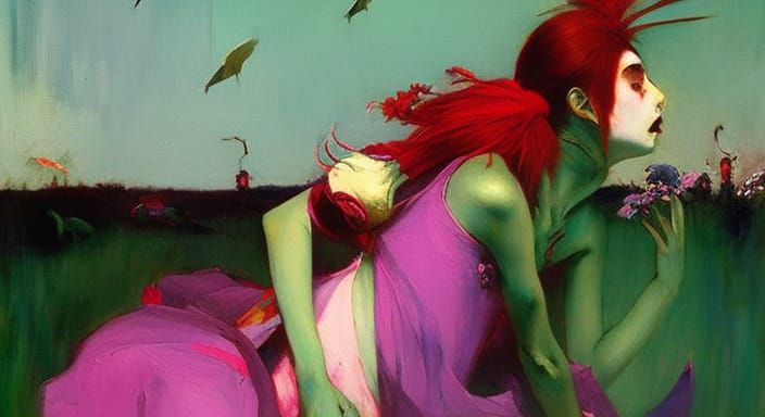 "You Just Don't Care" epic surreal action masterpiece by Stu...