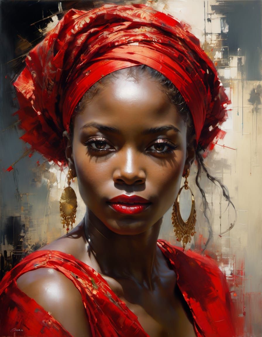 Jamaican woman  by @Superbear