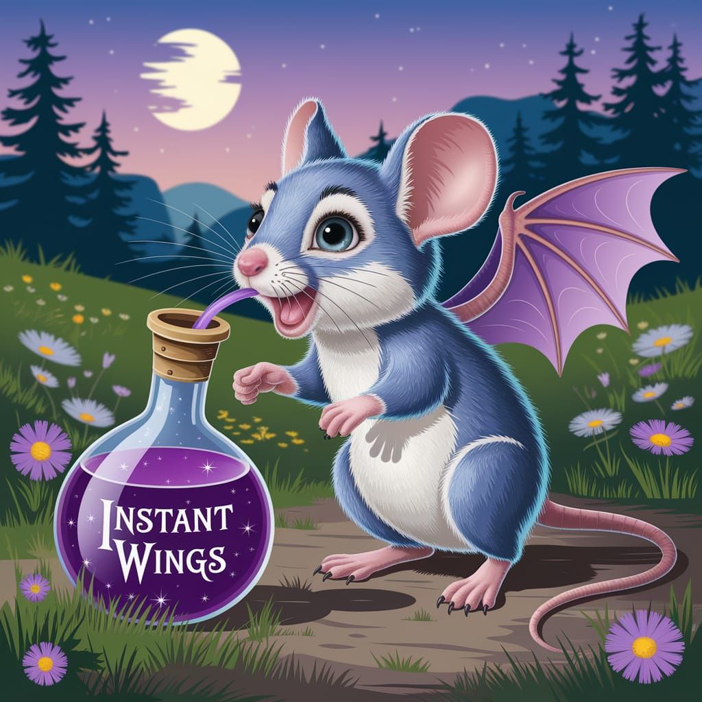 "Tonight I'm a bat!"