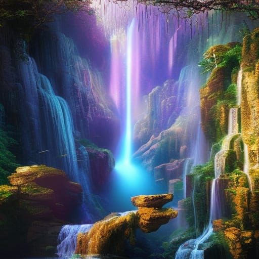 Cosmic Waterfall