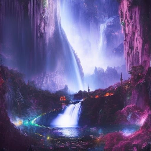 Cosmic Waterfall