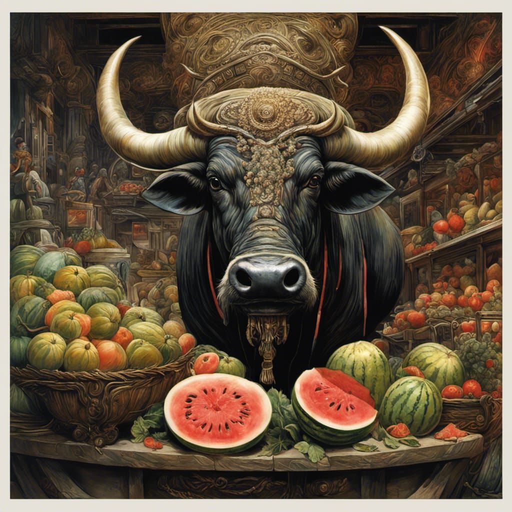 WATERBUFFALO SELLING WATERMELONS 6