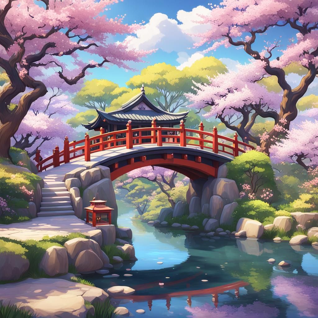 Japanese botanical garden