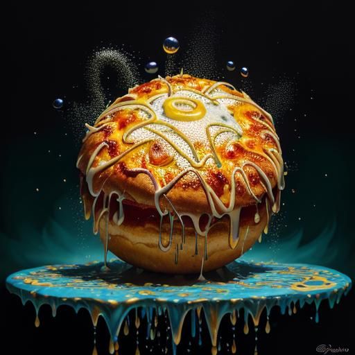 Draw your favorite food in a unique way