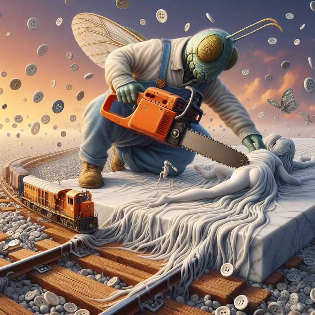 The delay of the button express