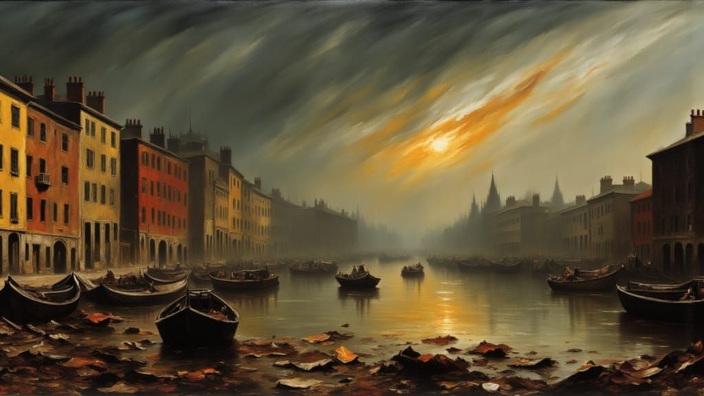 <lora:Dark Days of Oil:1.0>