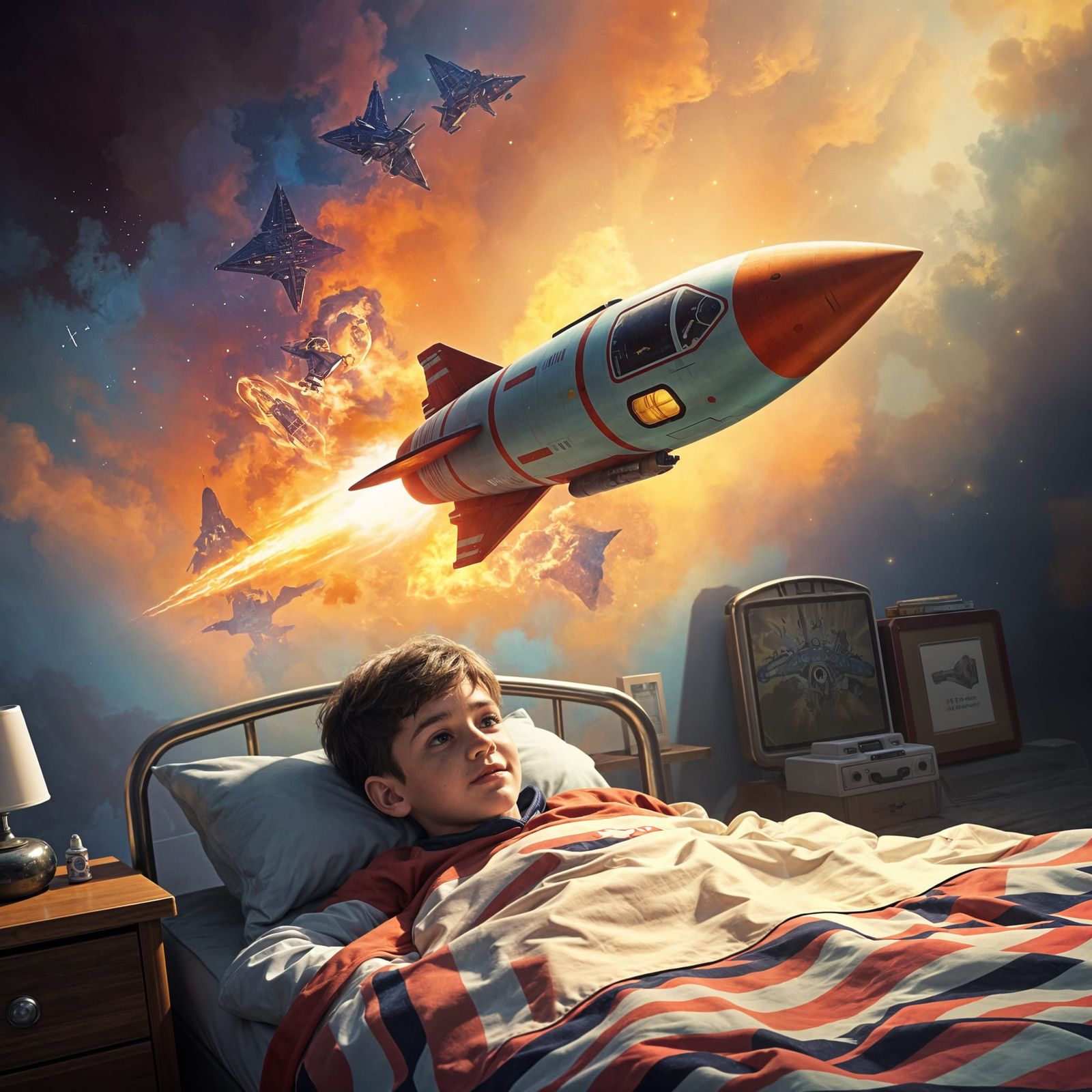 Blast off to Dreamland  by @undefined
