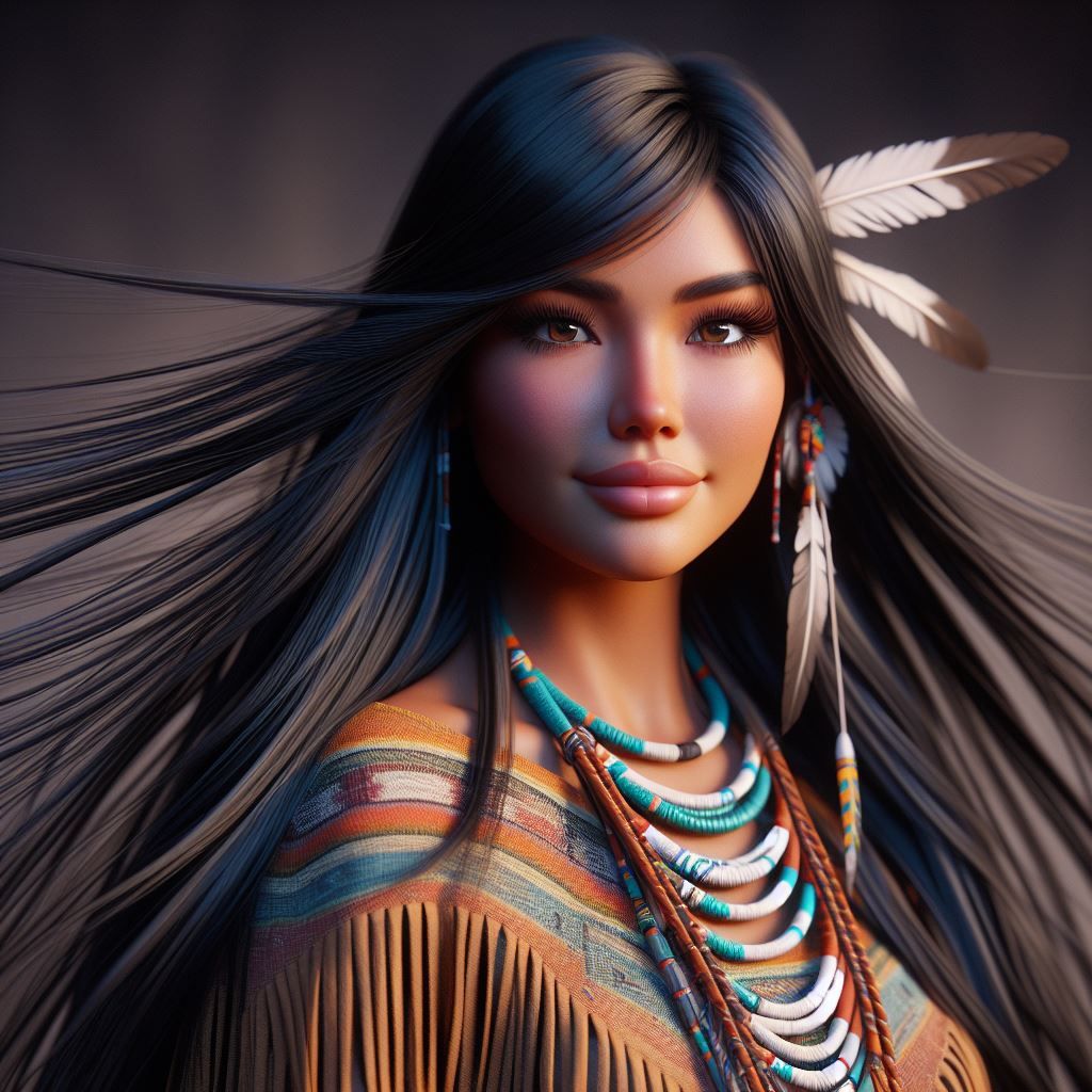 Native American Woman of the Hopi Nation
