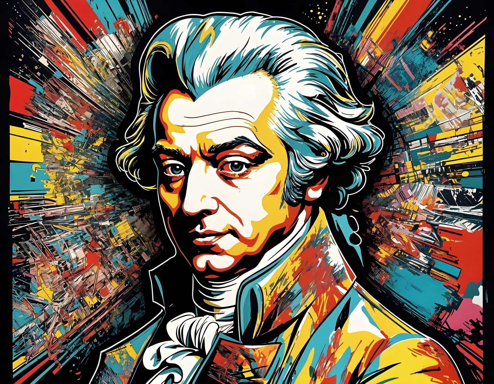 Pop Art Mozart  by @Pazz