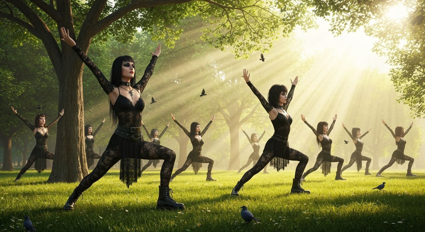 Goth Yoga in the Park (03)