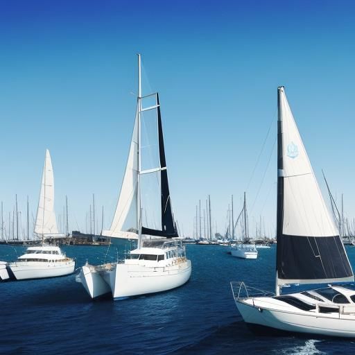 whirl winds, sunny day, sailboat, harbor,