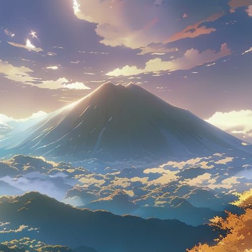 Fantasy mountain