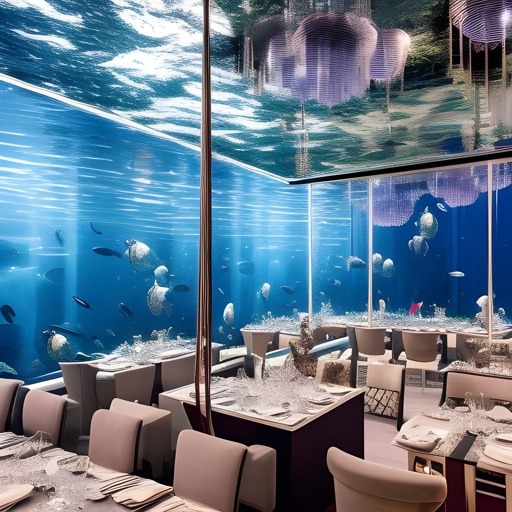 Underwater Room of Mirrors Restaurant