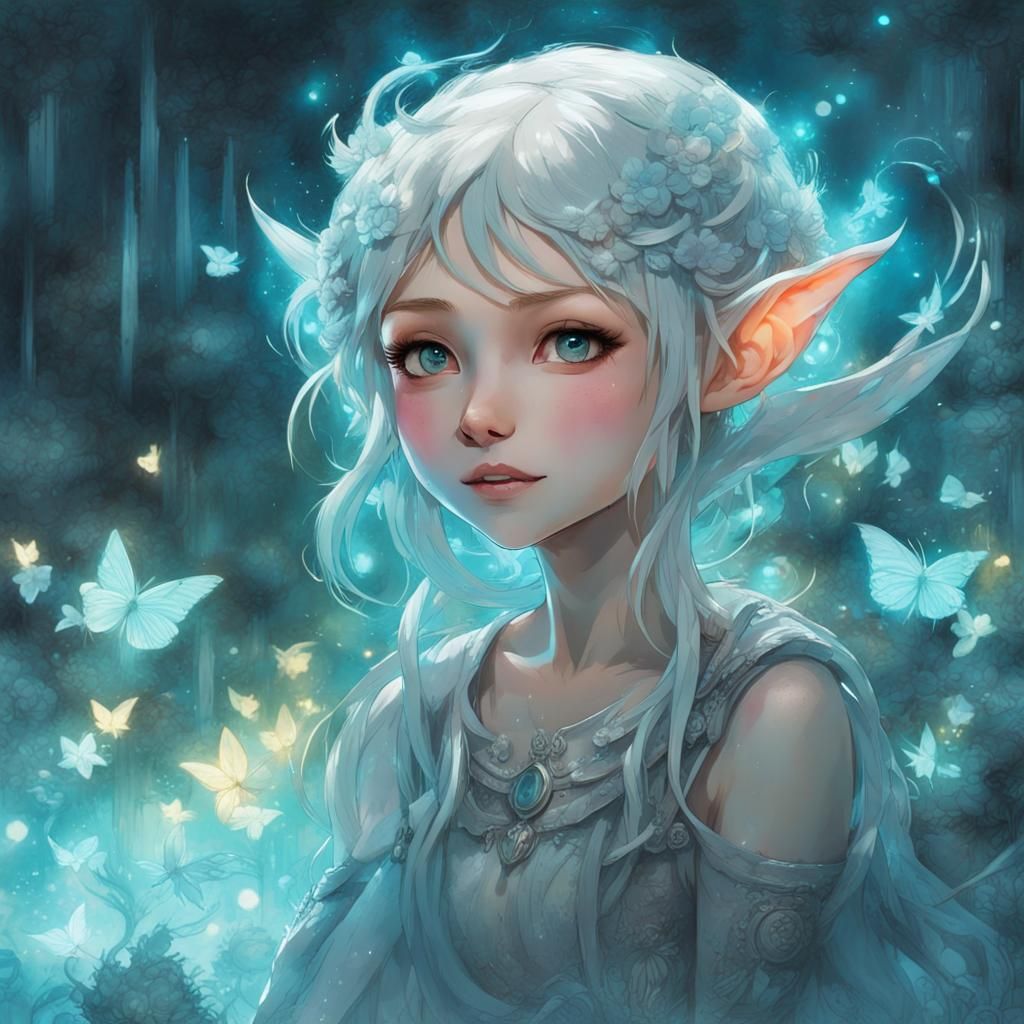 Elf portrait 🌿  by @VERI ART