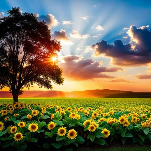 Field of Sunflowers