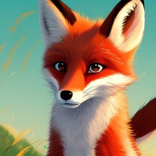 Foxia The Adventure fox - AI Generated Artwork - NightCafe Creator