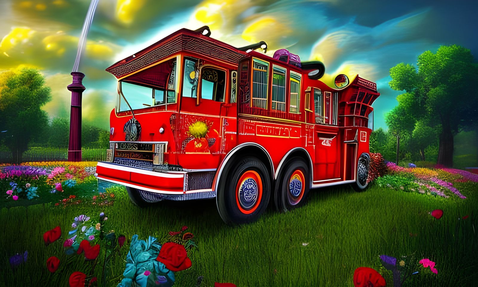 Victorian Firetruck