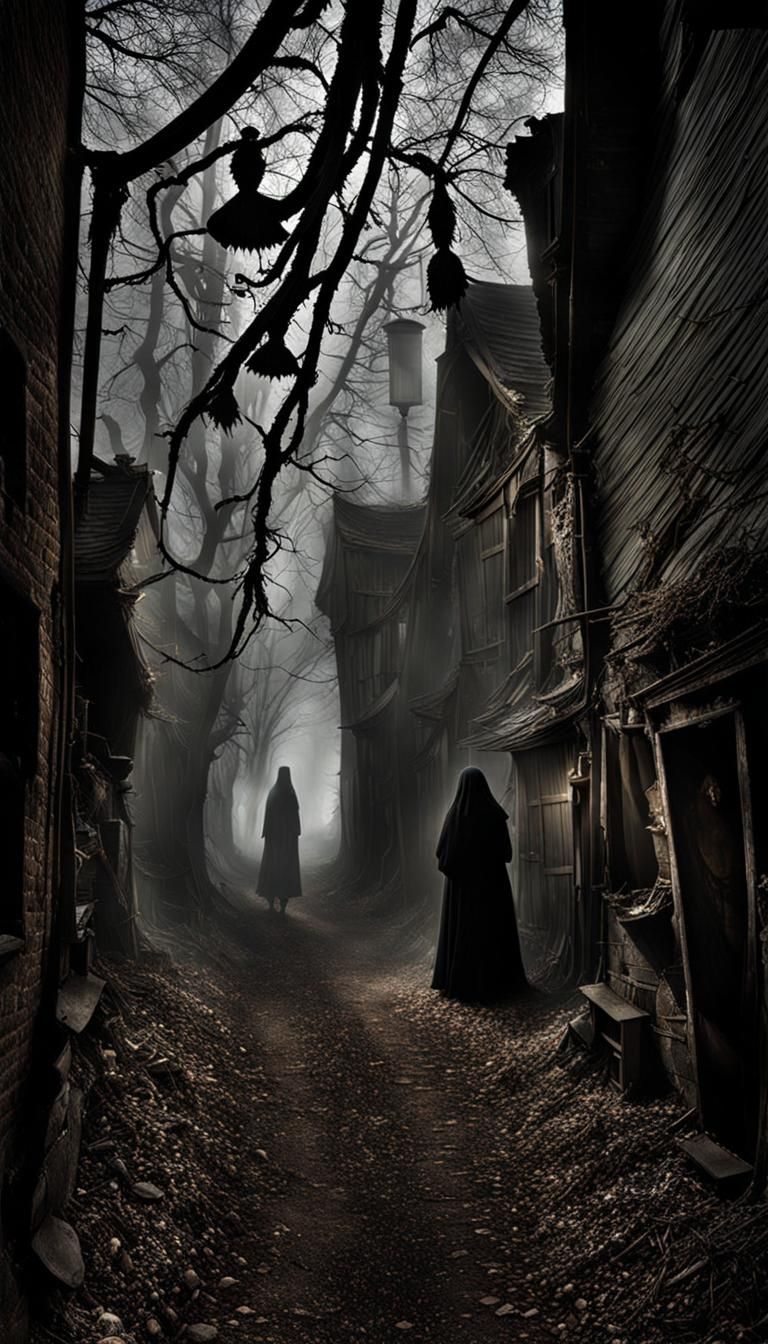Whispers of the Haunted Hamlet  by @Marcelo Casaca