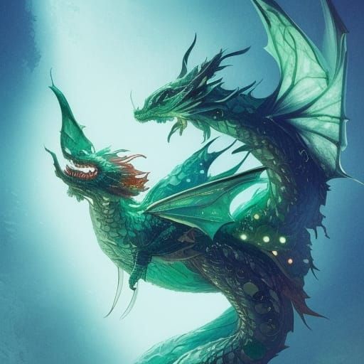 Dragons - AI Generated Artwork - NightCafe Creator