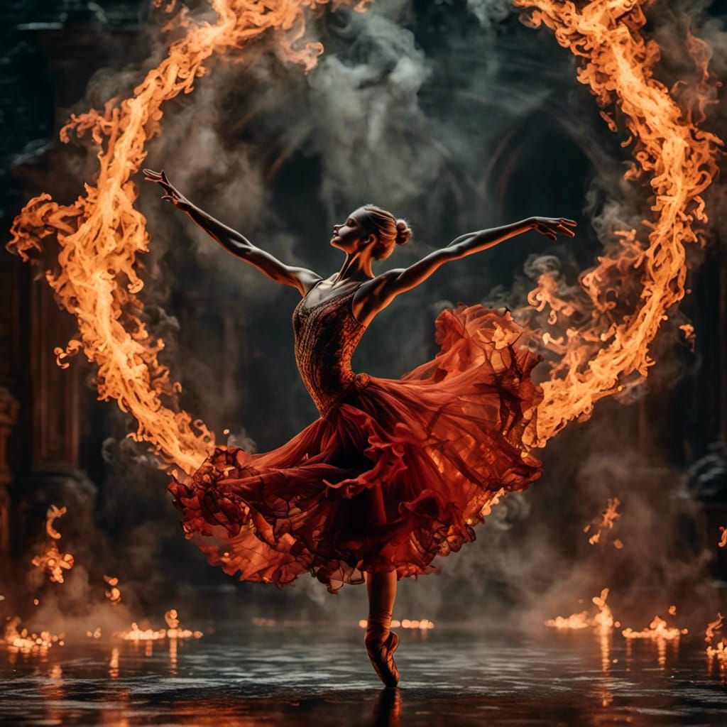 Fire Dancer  by @AmandaBroadfoot