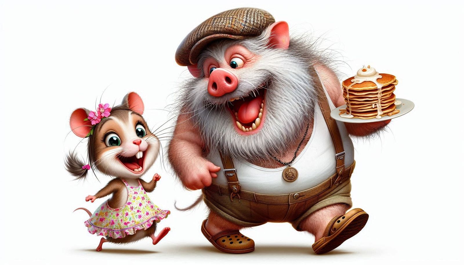 Pannekoek vir brekfis, dis net die ding!