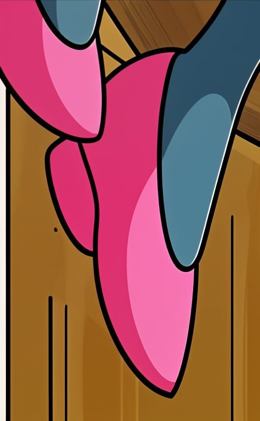 Jewel the Beetle's Pink Wedged Pumps #2