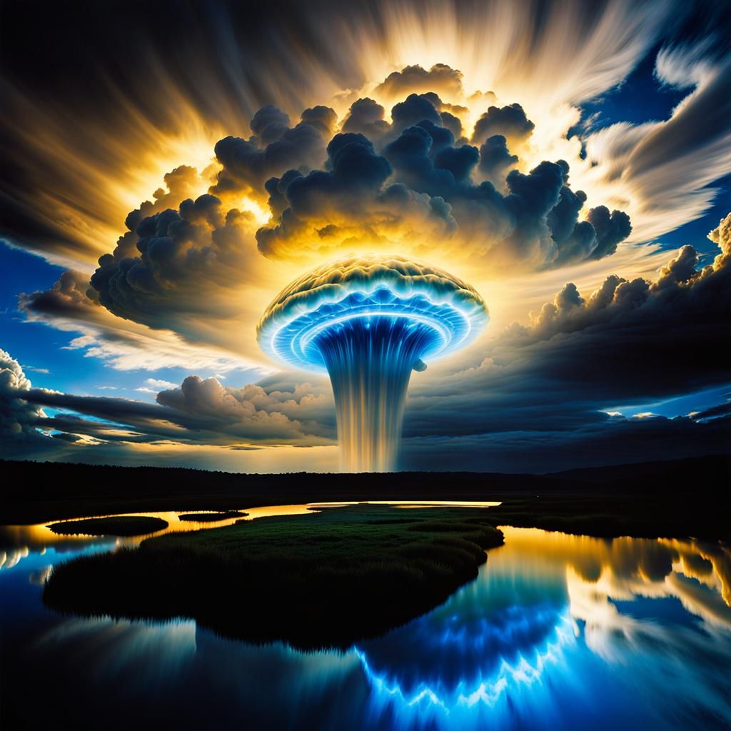 The great deluge from another dimension