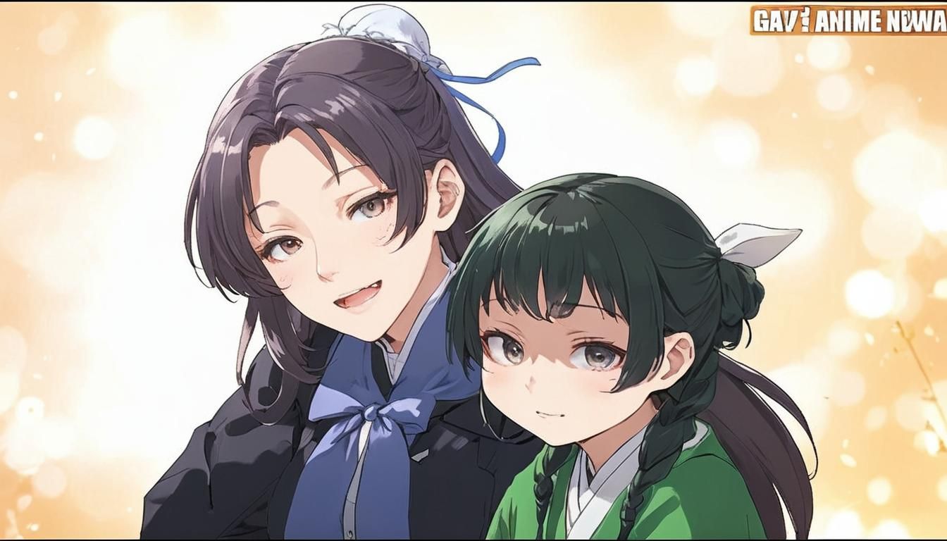 3d realistic picture of The Apothecary Diaries maomao & jinshi By artist "anime", 3d anime art, inspired by WLOP, Artstation, #genshinimpact...