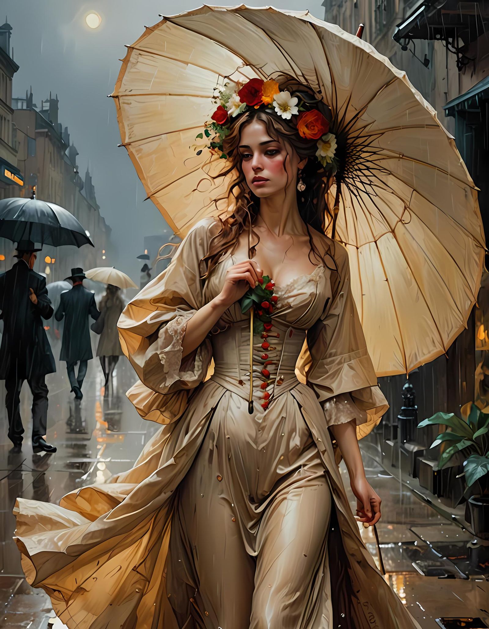 "Some people walk in the rain, others just get wet."  by @lawrencelot